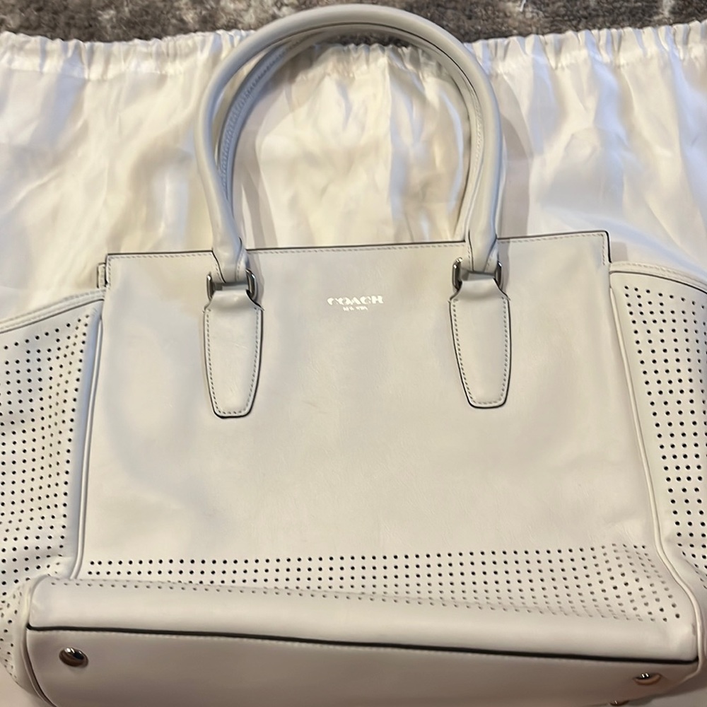 Coach leather bag